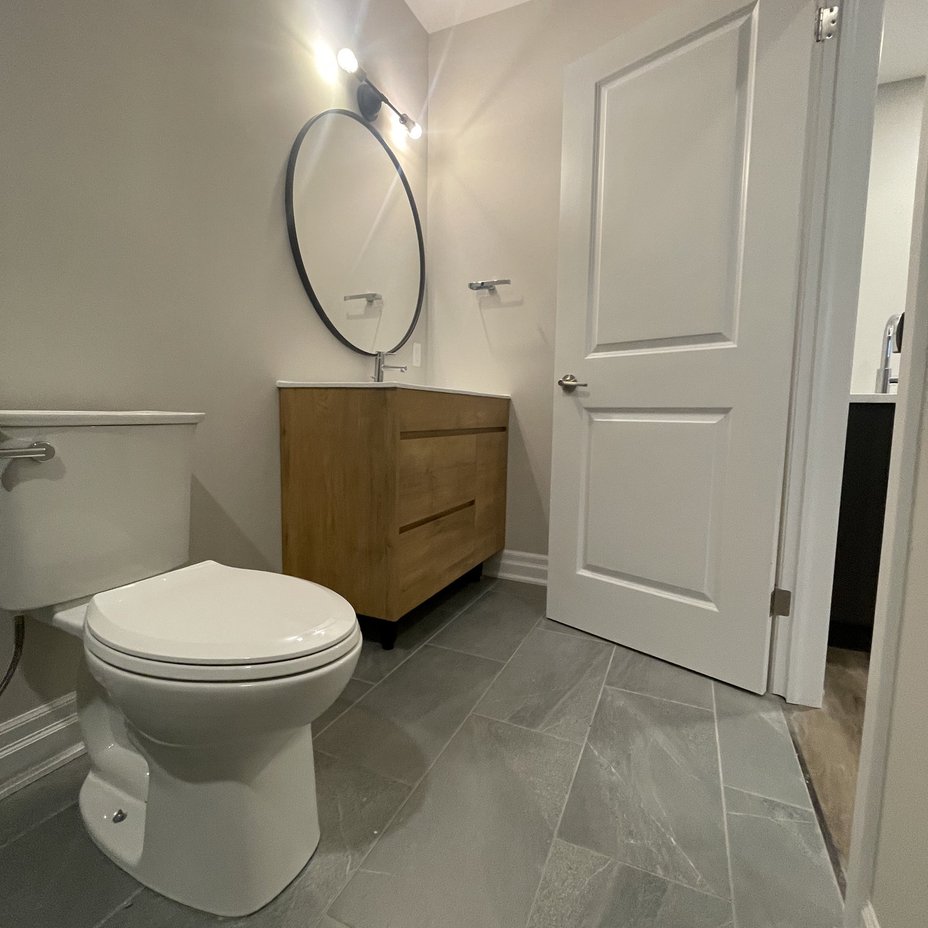 Bathroom renovation project