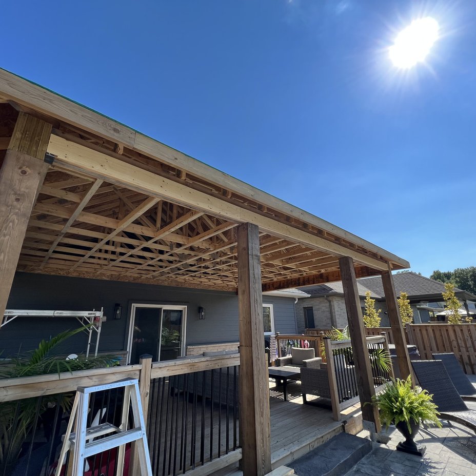 Custom deck and outdoor build